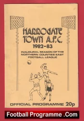 Harrogate Town v Leeds United 1982 – Opening of the New Floodlights