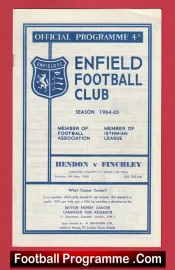 Finchley v Hendon 1965 – Senior Cup Final at Enfield