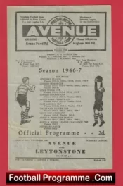 Walthamstow Avenue v Leytonstone 1946 – 1940’s