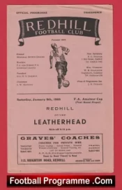 Redhill v Leatherhead 1960 – FA Amateur Cup