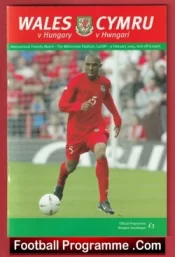 Wales v Hungary 2005 – Multi Signed Autographed U21