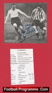 Sunderland Len Shackleton Signed Autographed Picture