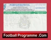 Portsmouth v Manchester United 1994 – Football Ticket