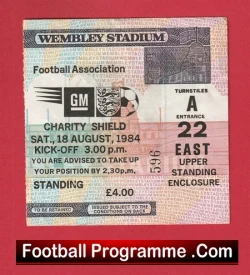  ✅Liverpool v West Ham United 1980 – Charity Shield Ticket Liverpool v West Ham United 1980 - Charity Shield Ticket Football Programme .COM Football Programmes Memorabilia Football Programme .COM Football Programmes Memorabilia