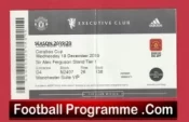 Manchester United v Colchester United 2019 – Match Ticket