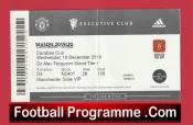 Manchester United v Colchester United 2019 – Match Ticket