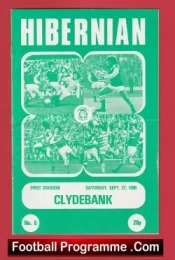 Hibernian Hibs v Clydebank 1980 + George Best