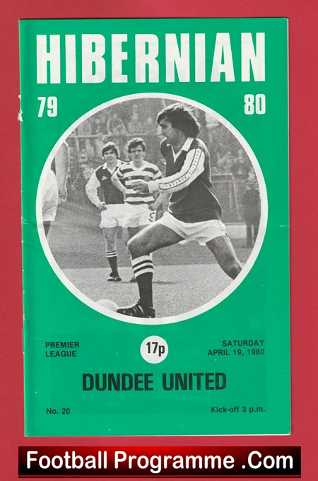 Hibernian Hibs v Dundee United 1980 + George Best - Image 2