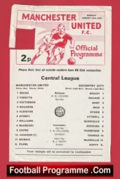 Manchester United v Coventry City 1976 – Man Utd Reserves Roche