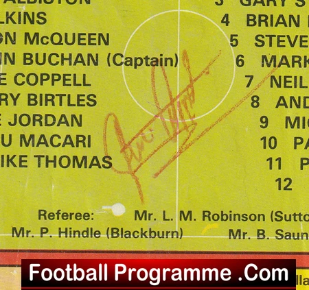 George Best Autograph Signed Football Programme - Image 2