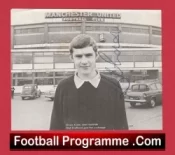 Manchester United Brian Kidd Autograph Signed Picture Man Utd