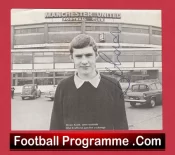 Manchester United Brian Kidd Autograph Signed Picture Man Utd