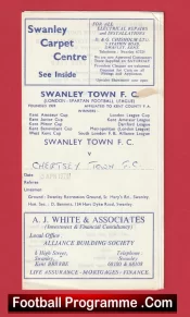 Swanley Town v Chertsey Town 1976