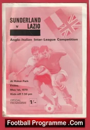 Sunderland v Lazio 1970 – Anglo Italian Cup