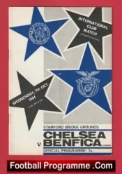 Chelsea v Benfica 1964 – Stamford Bridge