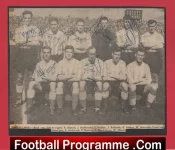 Sunderland Football Club Multi Autographed Signed Team Picture 1950’s