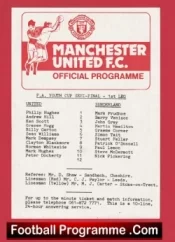 Manchester United v Sunderland  1982 – FA Youth Cup Semi Final + Hughes