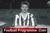 Huddersfield Town Denis Law Autograph Signed Photograph Man Utd 1950s