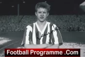 Huddersfield Town Denis Law Autograph Signed Photograph Man Utd 1950s