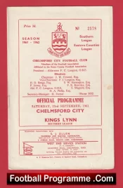 Chelmsford City v Kings Lynn 1961 – 1960s