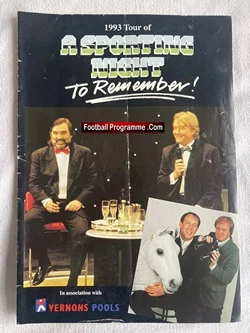 George Best + Brackley + Osman Davenport Theatre Sporting Night To Remember - football programme