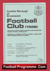 Greenwich v Whyteleafe 1980 – London Borough Spartan League