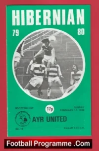 Hibernian Hibs v Ayr United 1980 + George Best