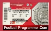 Manchester City v Chelsea 2012 – Community Shield Match Ticket