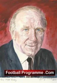 Manchester United Matt Busby Original Watercolour Painting – Genuine 2024