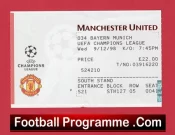 Manchester United v Bayern Munich 1998 – Treble Season Ticket