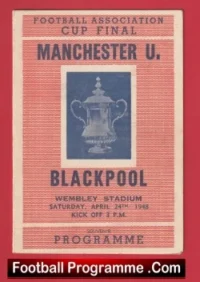 Manchester United v Blackpool 1948 – FA Cup Final Pirate Issue