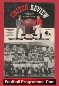 Manchester United v Newcastle United 1958 – Munich Season