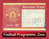 Manchester United v Southampton 1999 – Match Ticket Treble Season