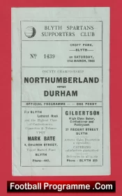 Northumberland v Durham 1953 – County Championship + Bobby Charlton