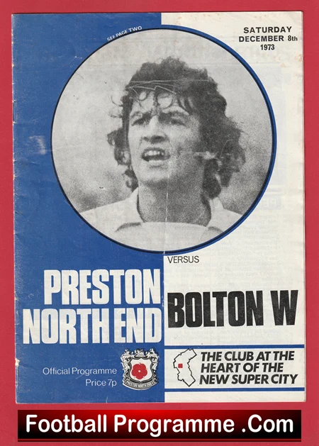 Preston North End v Bolton Wanderers 1973 - Bobby Charlton Manager - Image 2