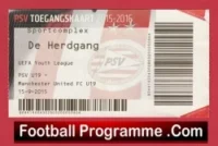 PSV Eindhoven v Manchester United 2015 – Netherlands Holland Ticket U19