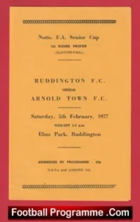 Ruddington v Arnold Town 1977