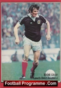 Scotland Leeds United Eddie Gray Autograph Signed Picture 1970’s