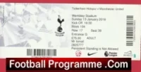Tottenham Hotspur v Manchester United 2019 – Football Ticket