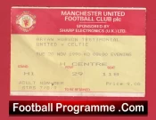 Manchester United v Glasgow Celtic 1990 Bryan Robson Testimonial Ticket