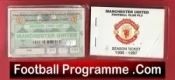 Manchester United Man Utd Season Ticket Book LMTB 1996 1997