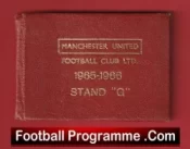 Manchester United Man Utd Season Ticket Book LMTB 1965 – 1966