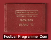 Manchester United Man Utd Season Ticket Book LMTB 1965 – 1966