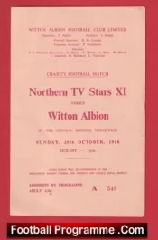 Witton Albion v Northern TV Stars X1 1968 – Mitten – Gregg – Violet