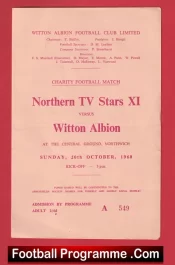 Witton Albion v Northern TV Stars X1 1968 – Mitten – Gregg – Violet