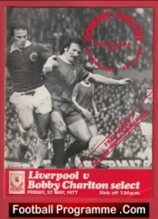 Tommy Smith Testimonial Benefit Match Liverpool 1977 Bobby Charlton