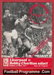Tommy Smith Testimonial Benefit Match Liverpool 1977 Bobby Charlton