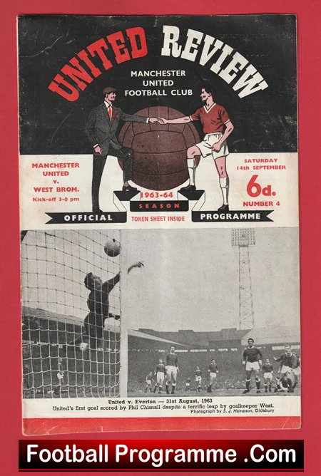 Manchester United v WBA 1963 - George Best Debut - First Game - Image 2