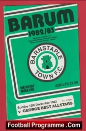 Barnstaple Town v George Best All Stars 1982 – Friendly Match