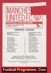 Manchester United v Huddersfield Town 1983 – Reserves Ray Wilkins